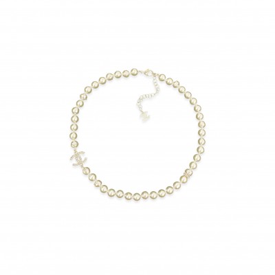 CHANEL PEARL NECKLACE ABE814